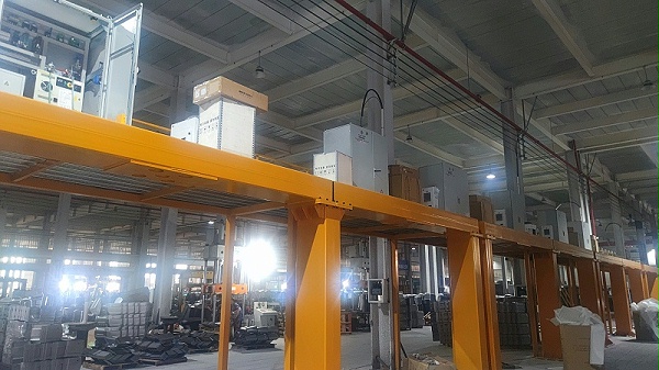 三维激光切割机现场安装调试中