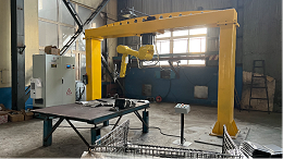 斯塔克机器人三维激光切割设备-客户现场图