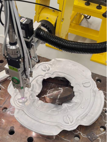 三维激光切割含镁压铸铝