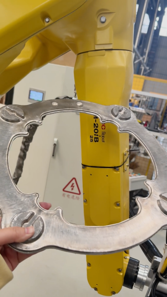 三维激光切割含镁压铸铝断面效果