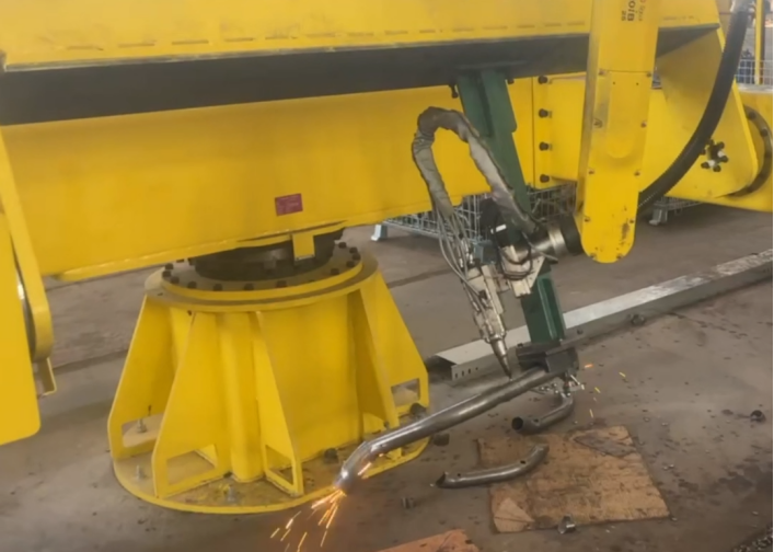 三维激光切割机在吉利车架制造中的应用