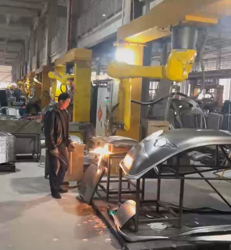 三轮车钣金件三维切割