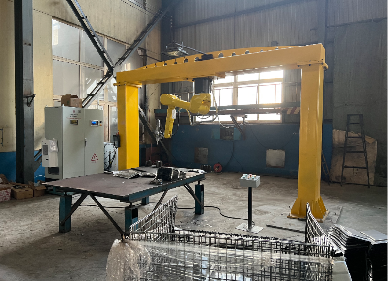 斯塔克机器人三维激光切割设备-客户现场图