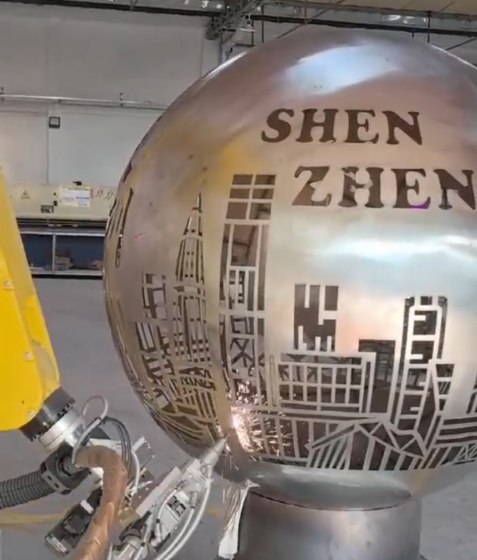 斯塔克三维激光切割机切割工艺球体