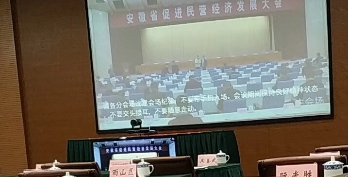 安徽省促进民营经济发展大会马鞍山分会场